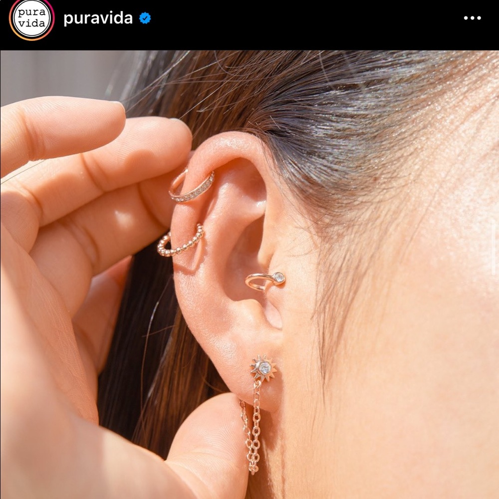 Pura Vida Earrings and Ear Cuffs